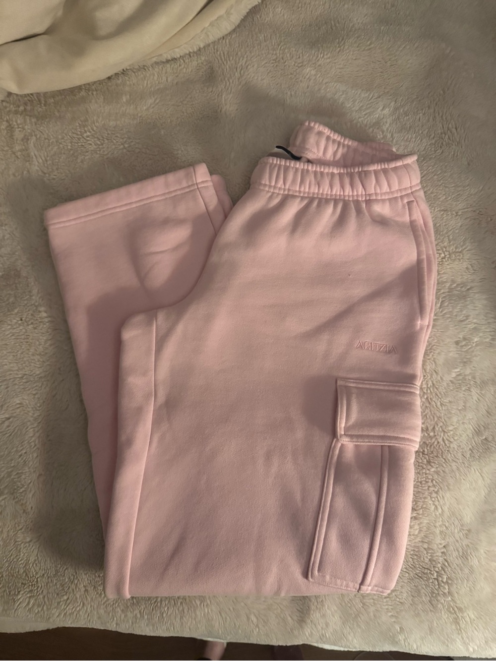 Villa Pink Cargo Sweatpants